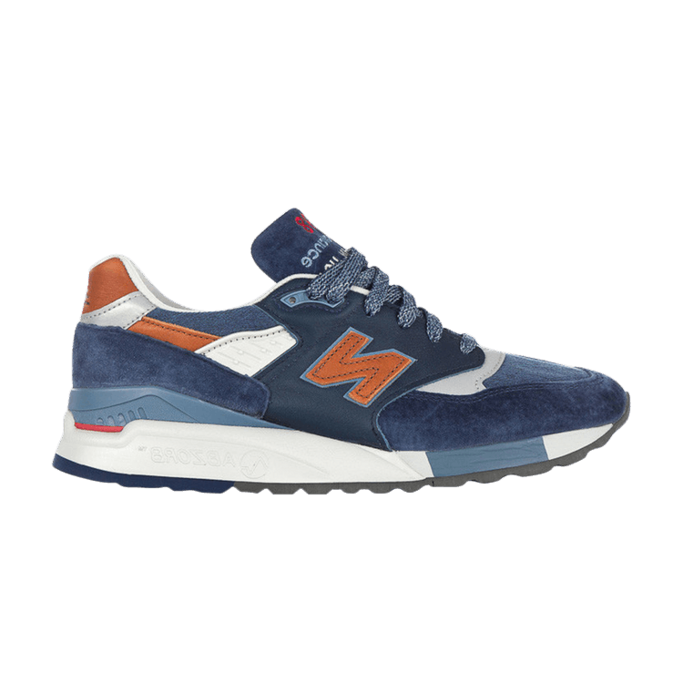 New Balance 998 Distinct Retro Ski Navy Blue Aster Carmel