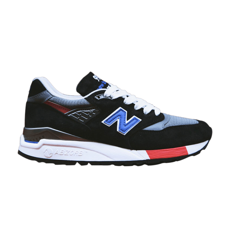 New Balance 998 MiUSA Black Blue Red