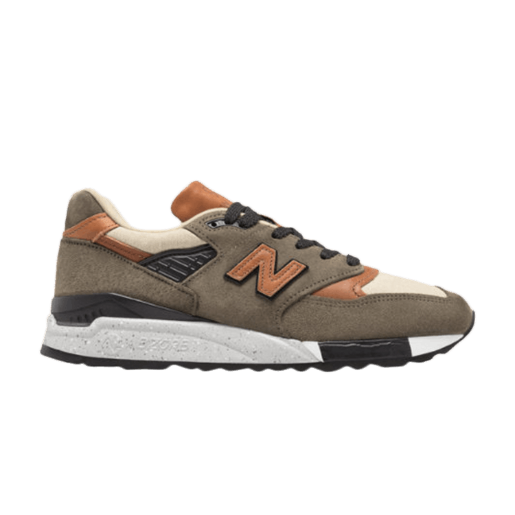 New Balance 998 MiUSA Brown Military Green Black