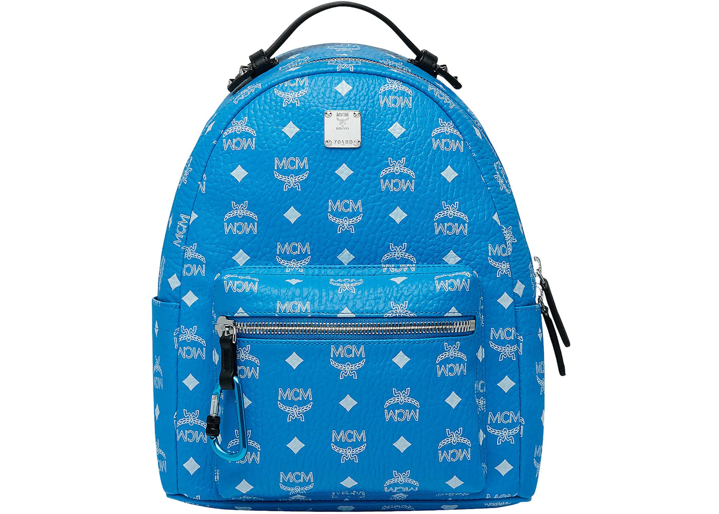 MCM Backpack Small Visetos Blue