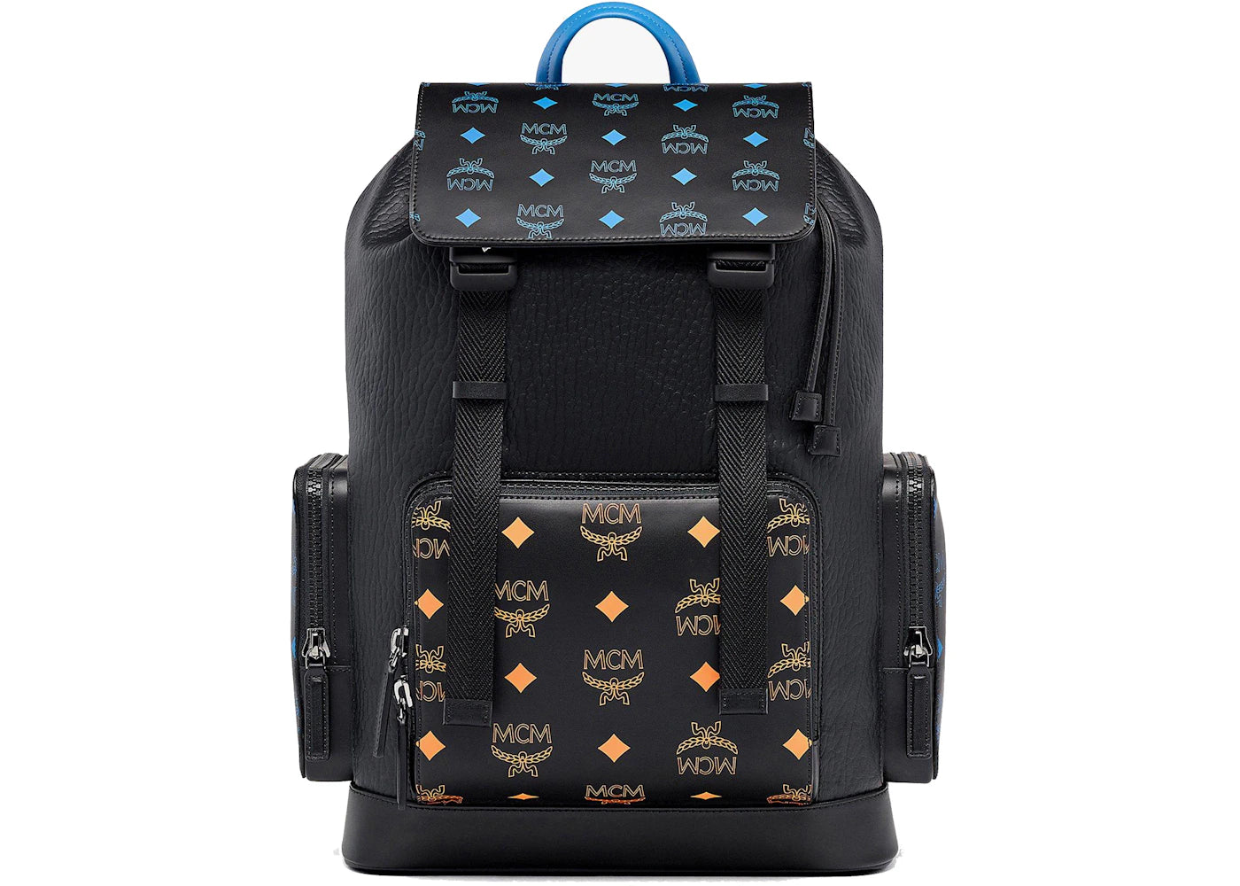 MCM Brandenburg Backpack Color Splash Black