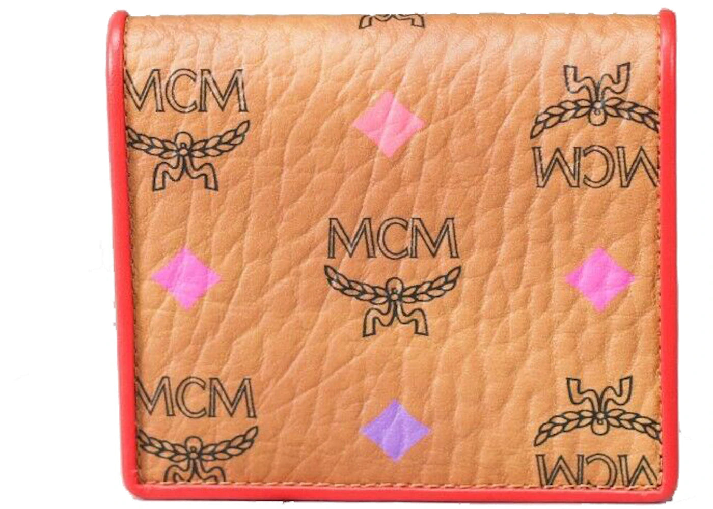 MCM Card Case Skyoptic Visetos Cognac