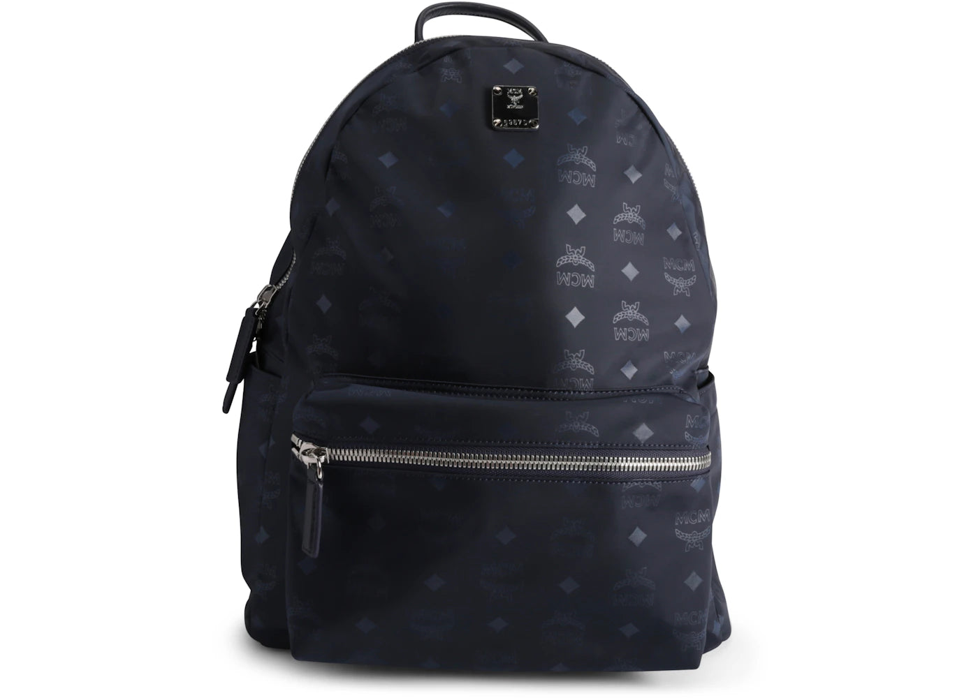 MCM Dieter Backpack Nylon Visetos Medium Navy