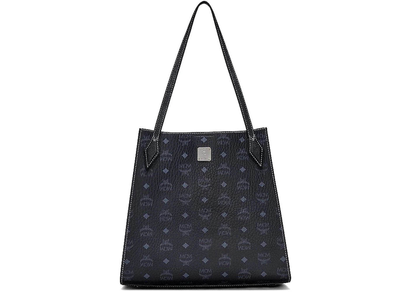 MCM Luisa Shopper Tote Medium Visetos Black