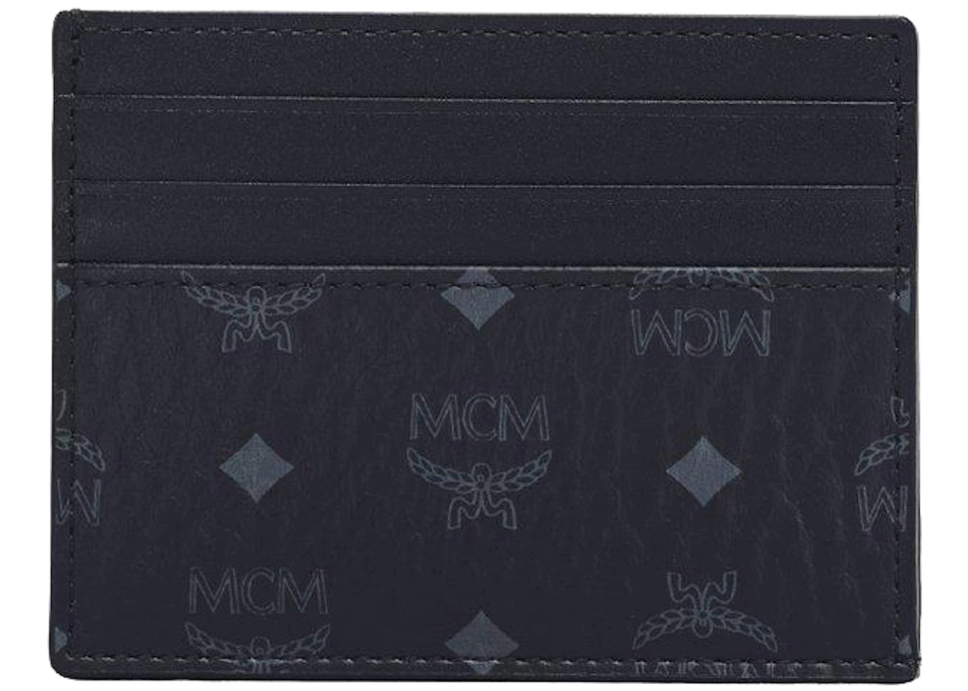 MCM Monogram Card Case Black