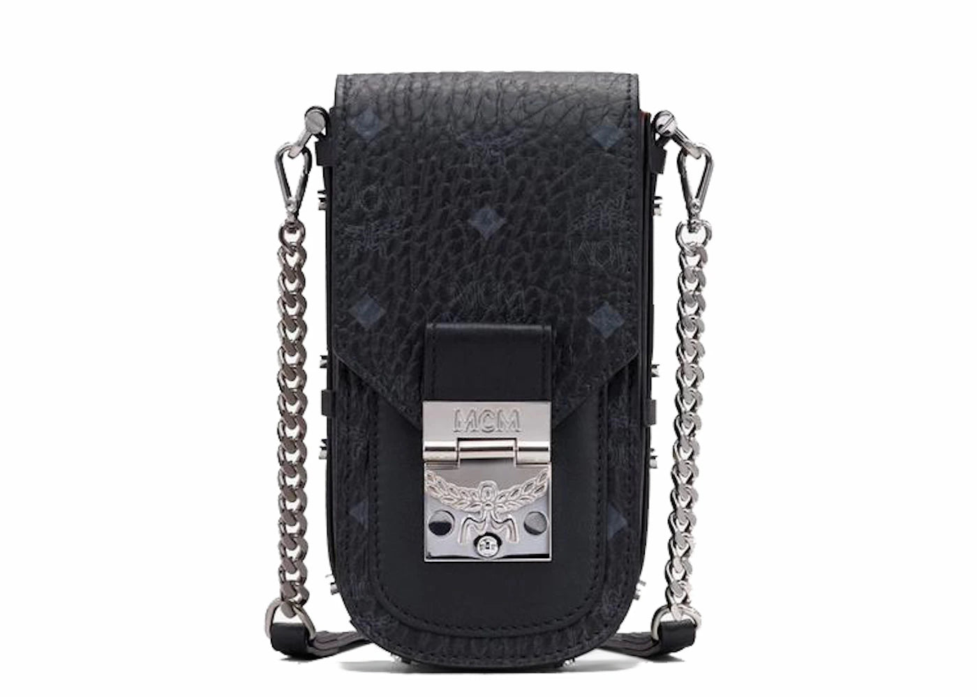 MCM Patricia Crossbody Visetos X-Mini Black