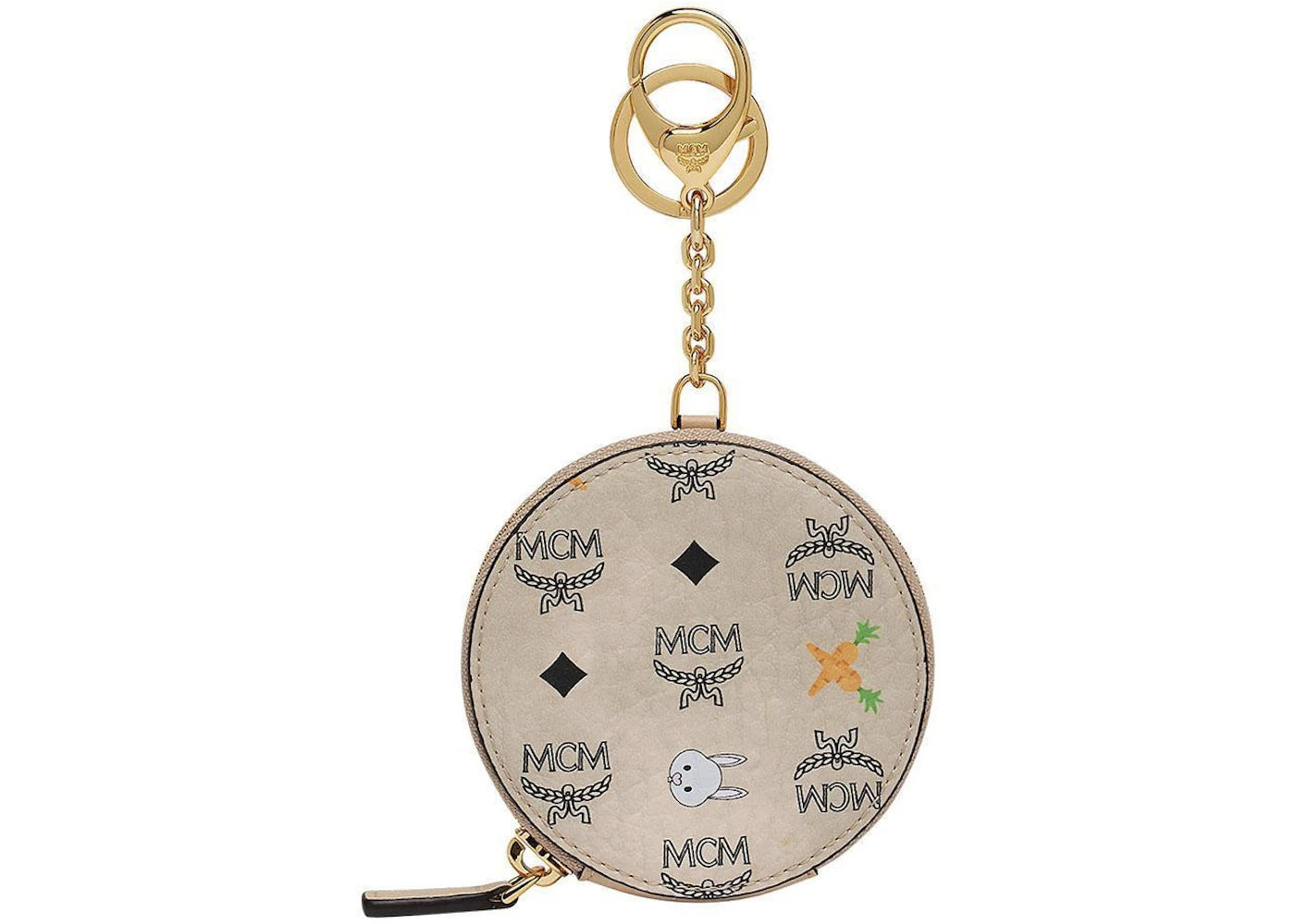 MCM Rabbit Keychin Beige