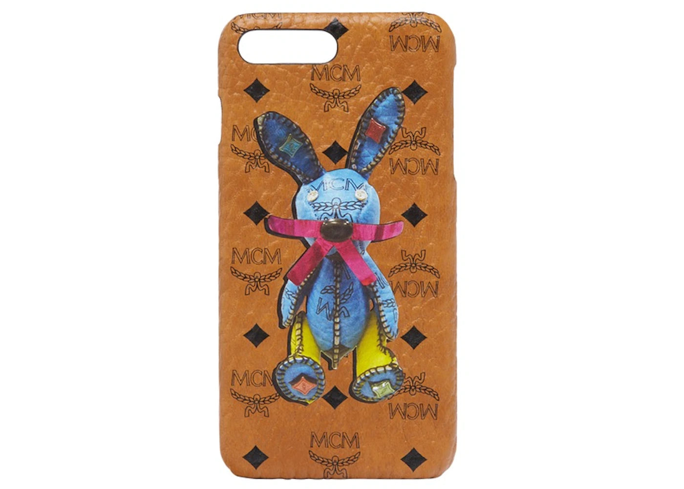 MCM Rabbit iPhone Case Visetos 6S/7/8 Plus Cognac