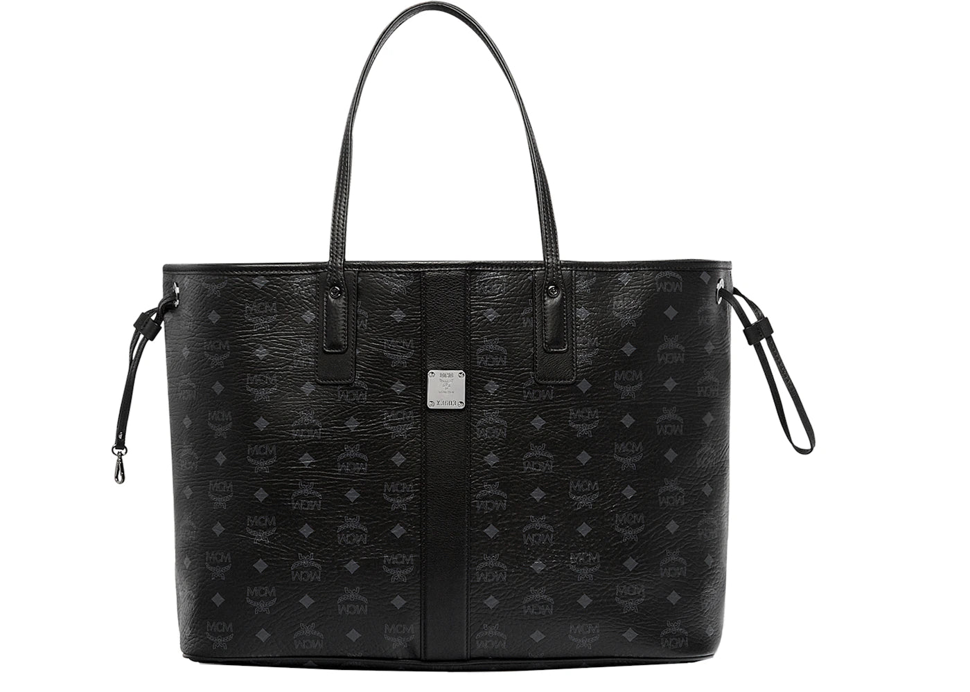 MCM Reversible Liz Shopper Visetos Large Black