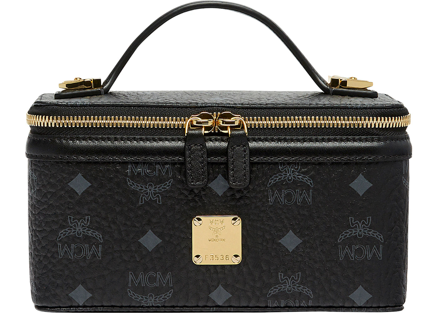 MCM Rockstar Vanity Case Visetos Black