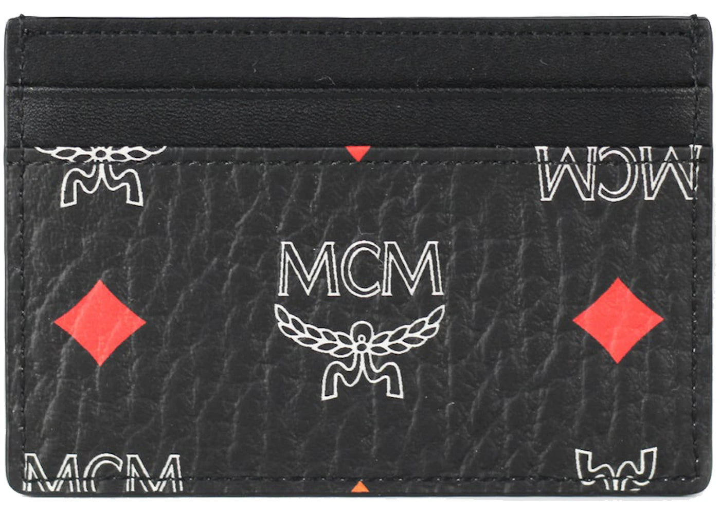 MCM Spectrum Diamond Visetos Card Case Black