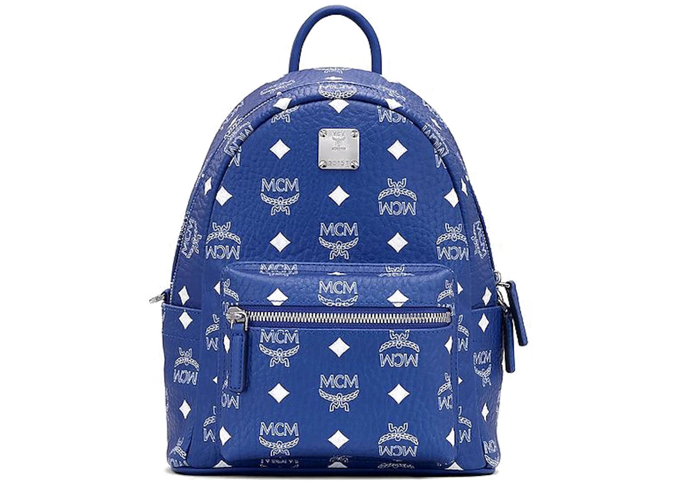 MCM Stark Backpack Visetos Blue