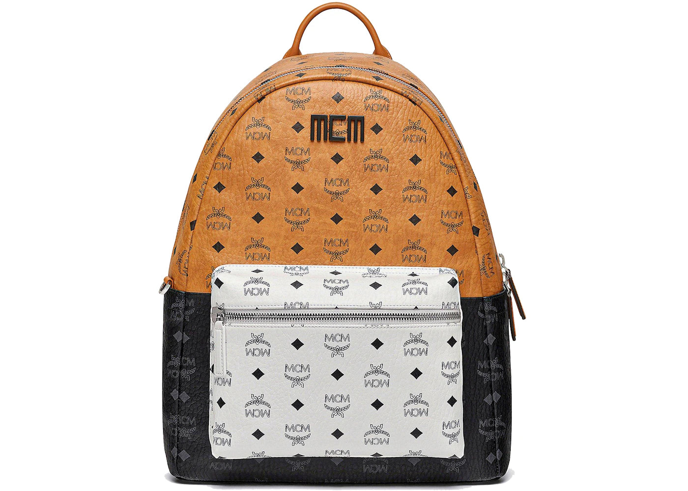 MCM Stark Backpack Visetos Monogram Cognac