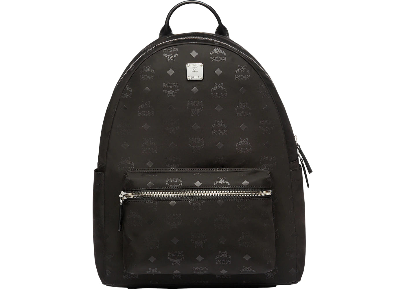 MCM Stark Classic Backpack Monogram Black