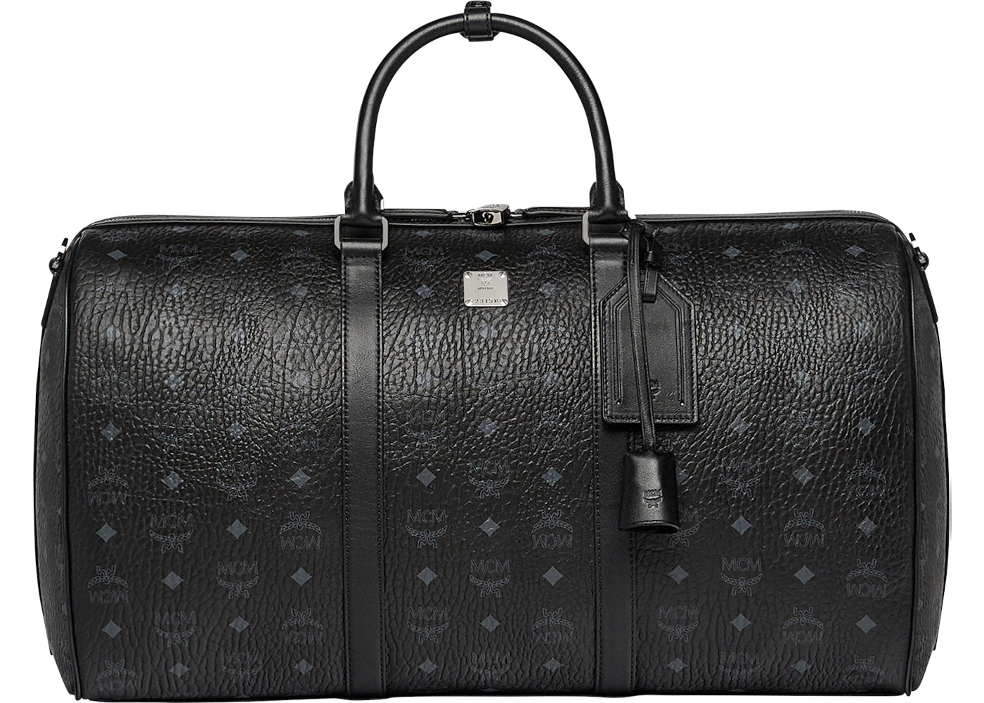 MCM Traveler Weekender Visetos Large Black