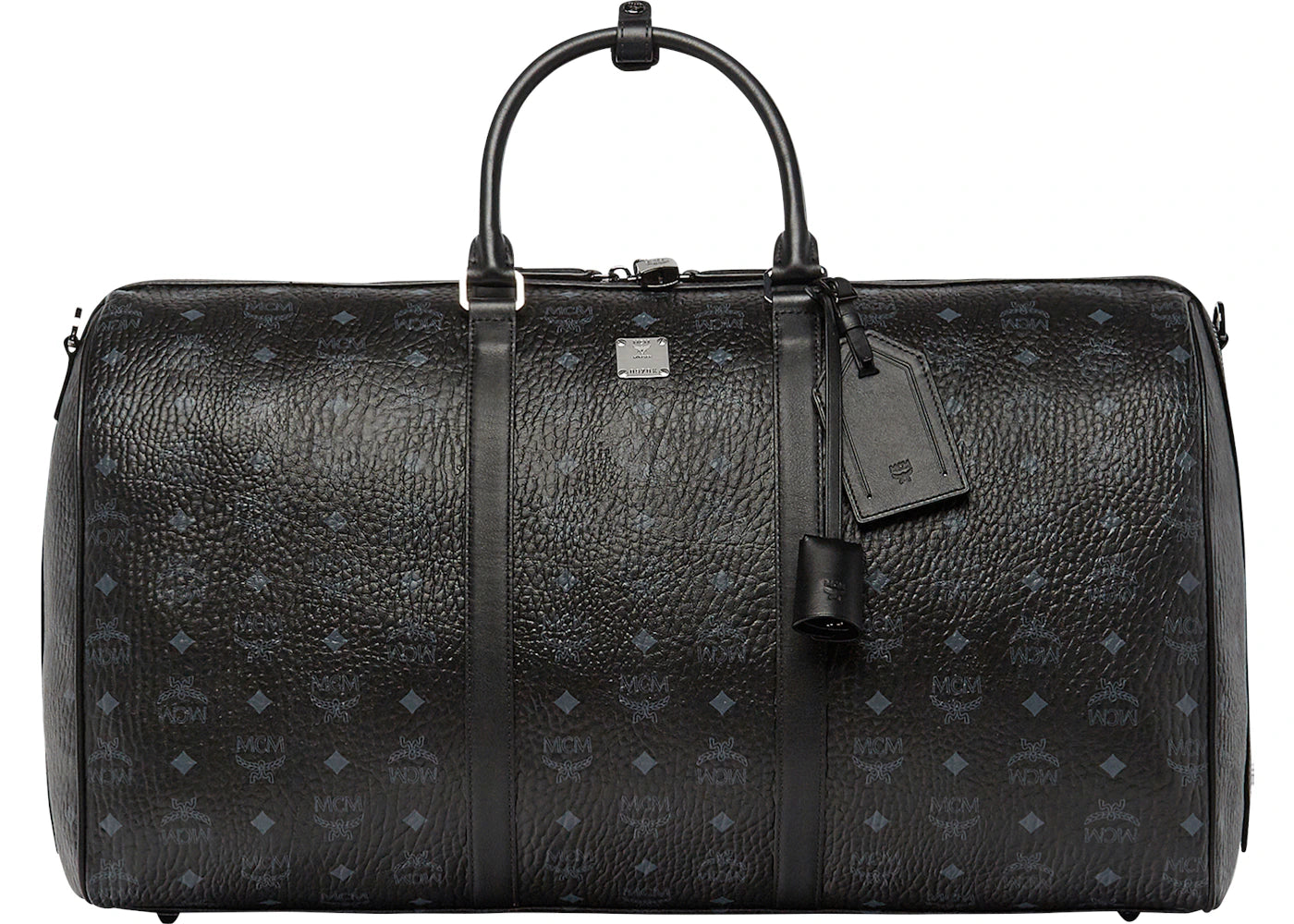 MCM Traveler Weekender Visetos X-Large Black