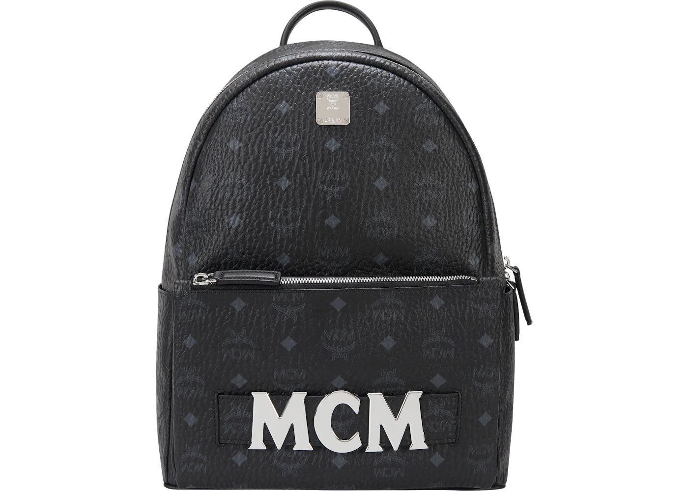 MCM Trilogie Stark Backpack Visetos Black