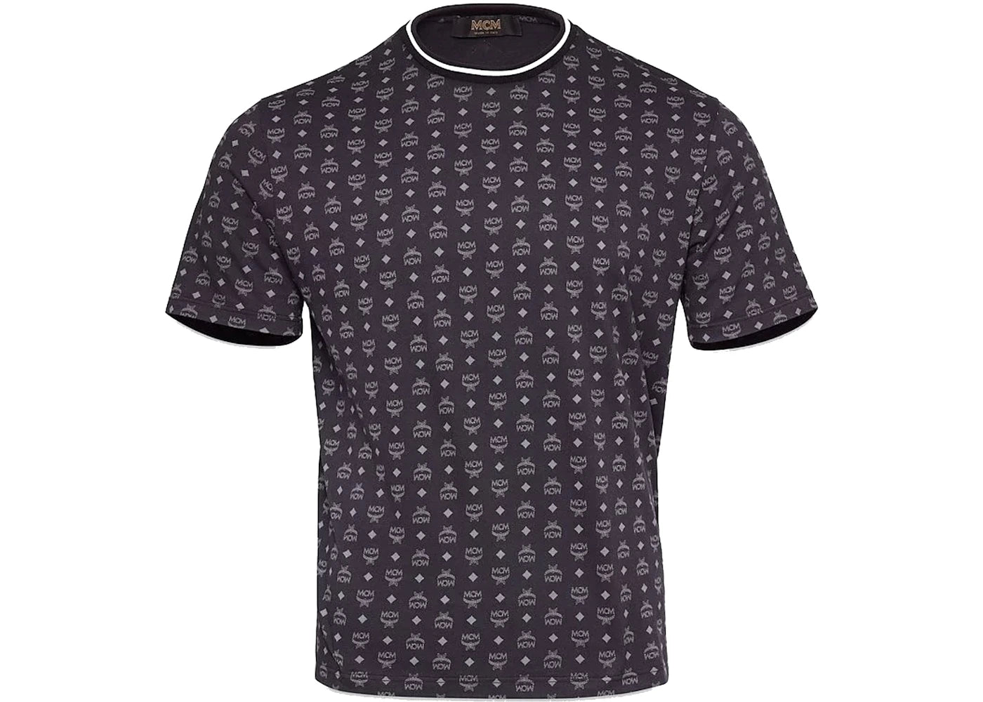 MCM Visetos Print T-shirt Black