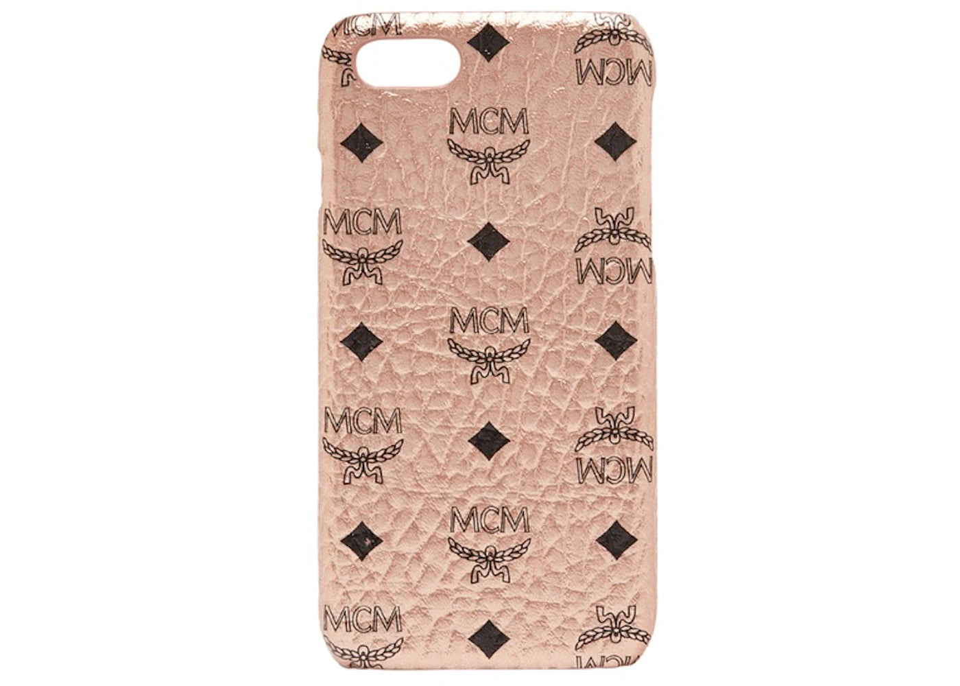 MCM iPhone Case Visetos 6S/7/8 Champagne Gold