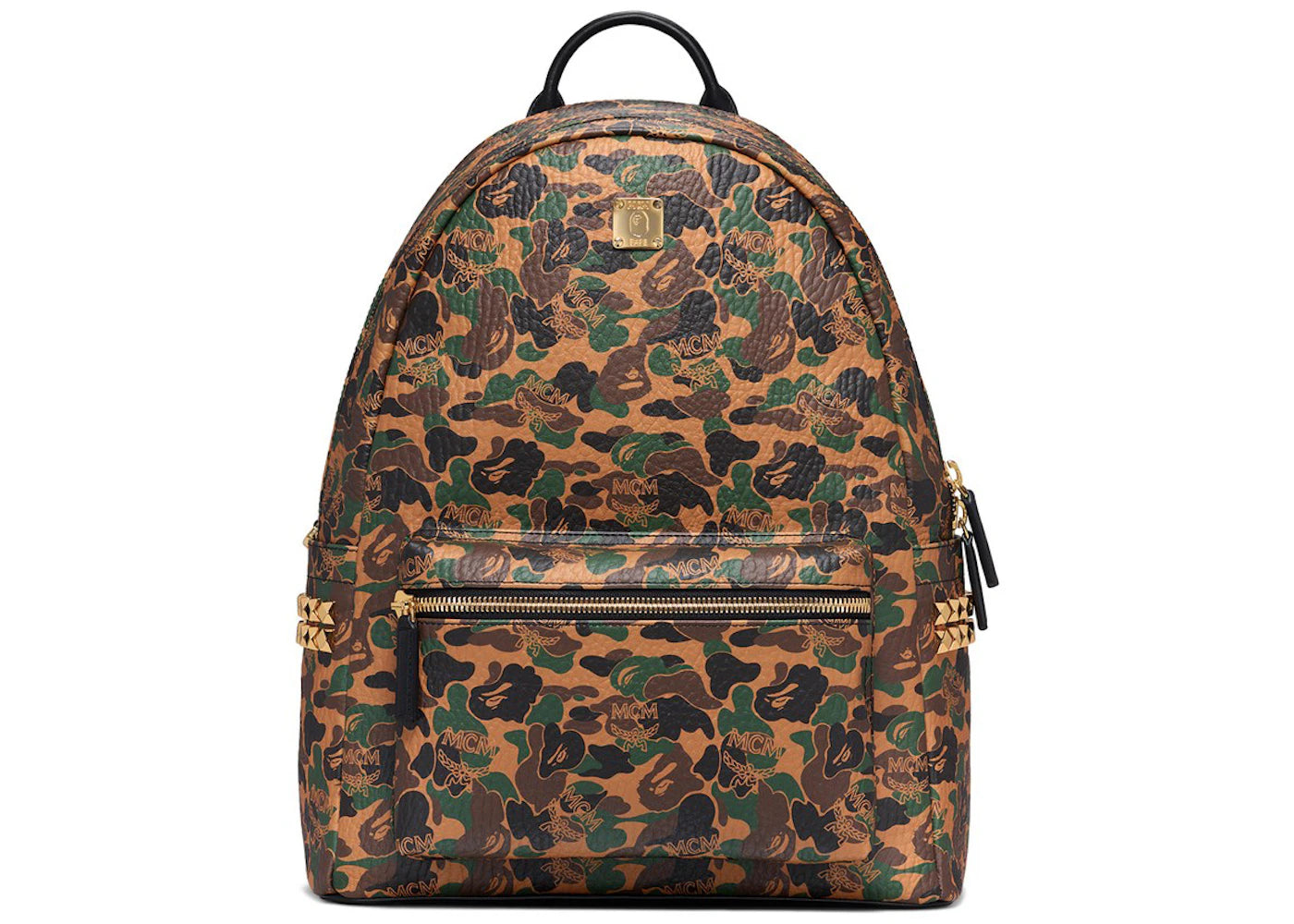 MCM x BAPE Stark Backpack Medium Visetos Camo