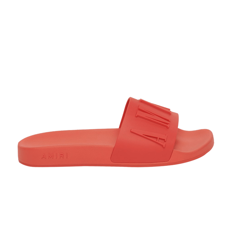 AMIRI Pool Slide Debossed Red