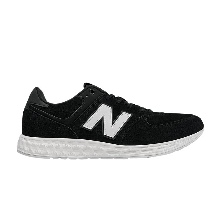 New Balance 574 Fresh Foam Suede Black White