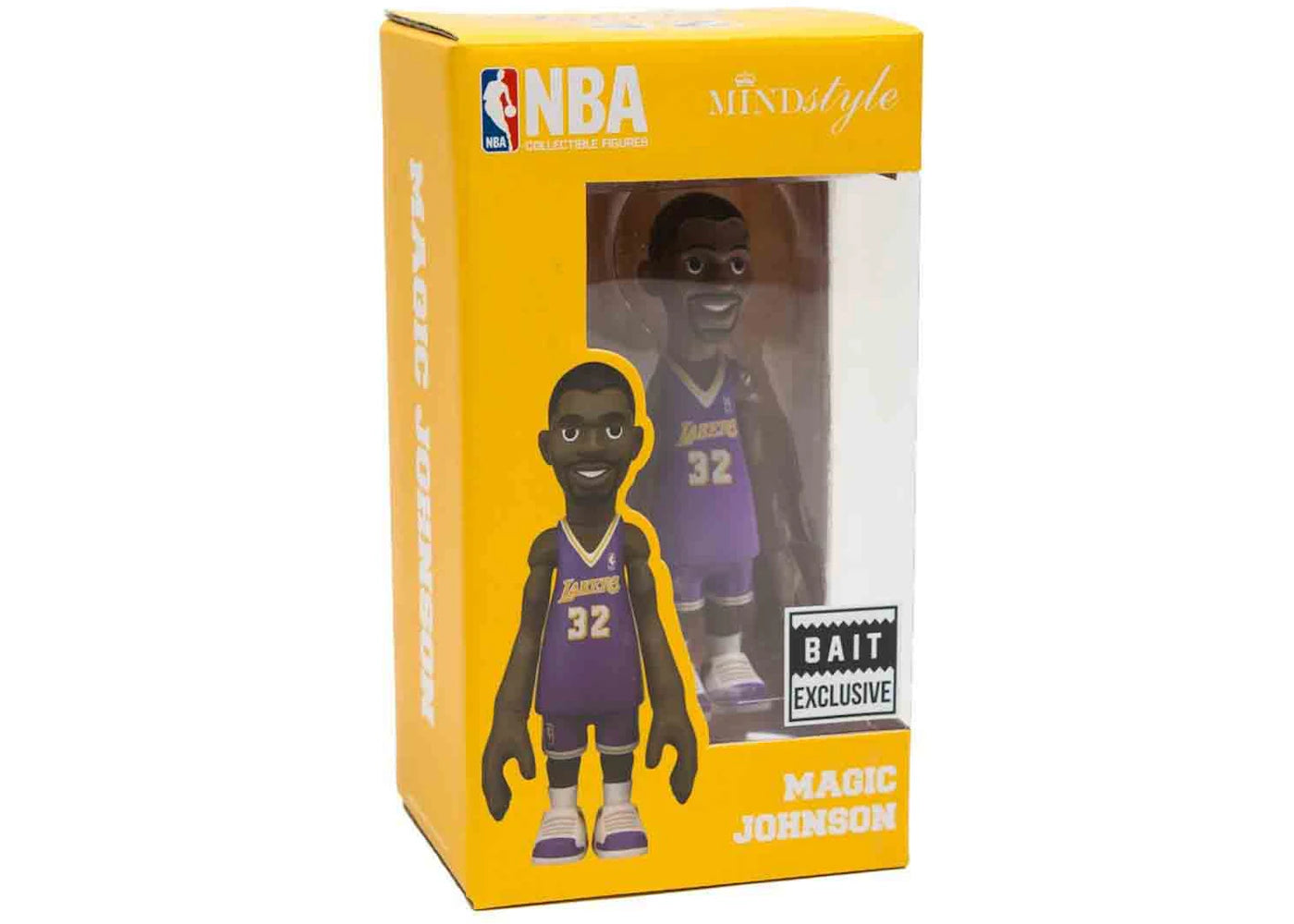 MINDstyle x Coolrain NBA Legends LA Lakers Magic Johnson Figure Purple