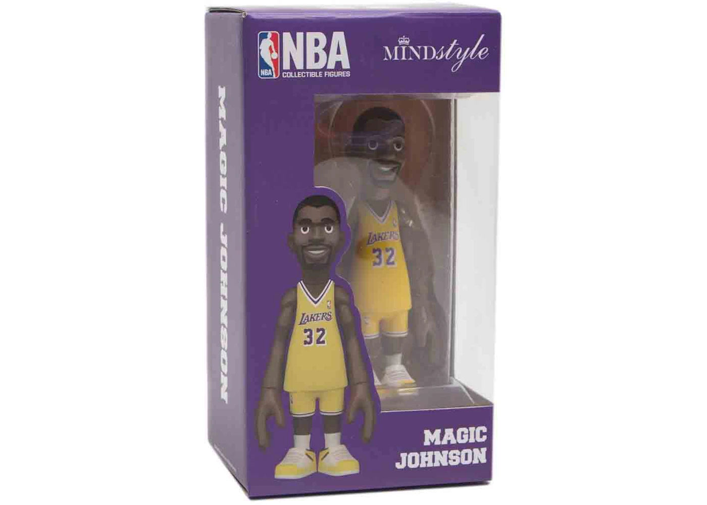 MINDstyle x Coolrain NBA Legends LA Lakers Magic Johnson Figure Yellow