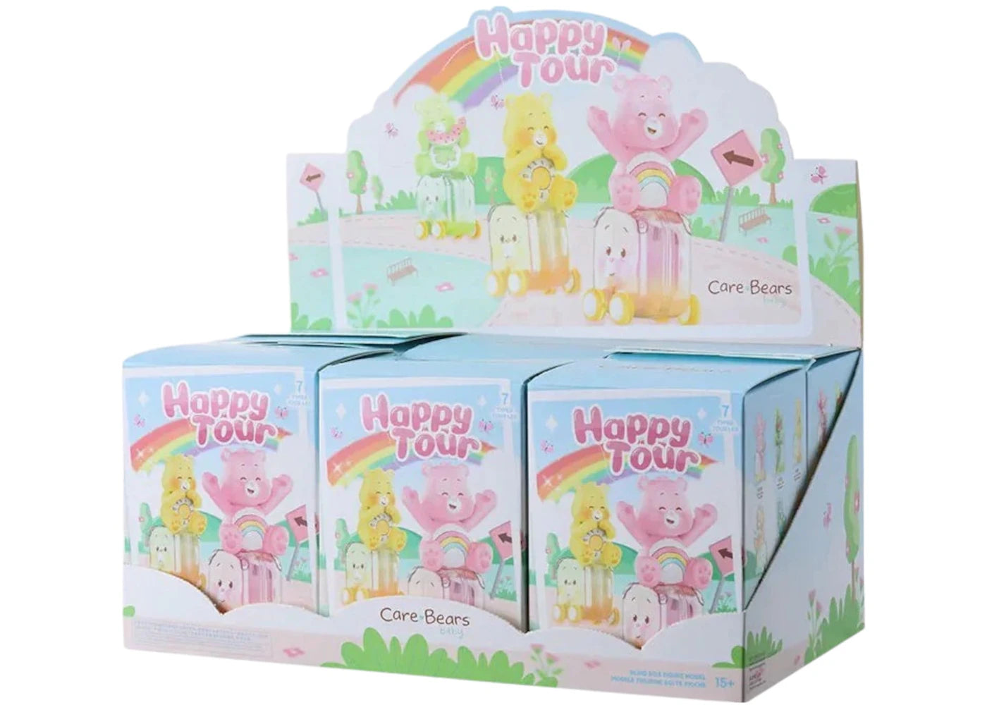 Miniso Top Toy x Care Bears Happy Tour Series Figure Sealed Case (6 Blind Box)