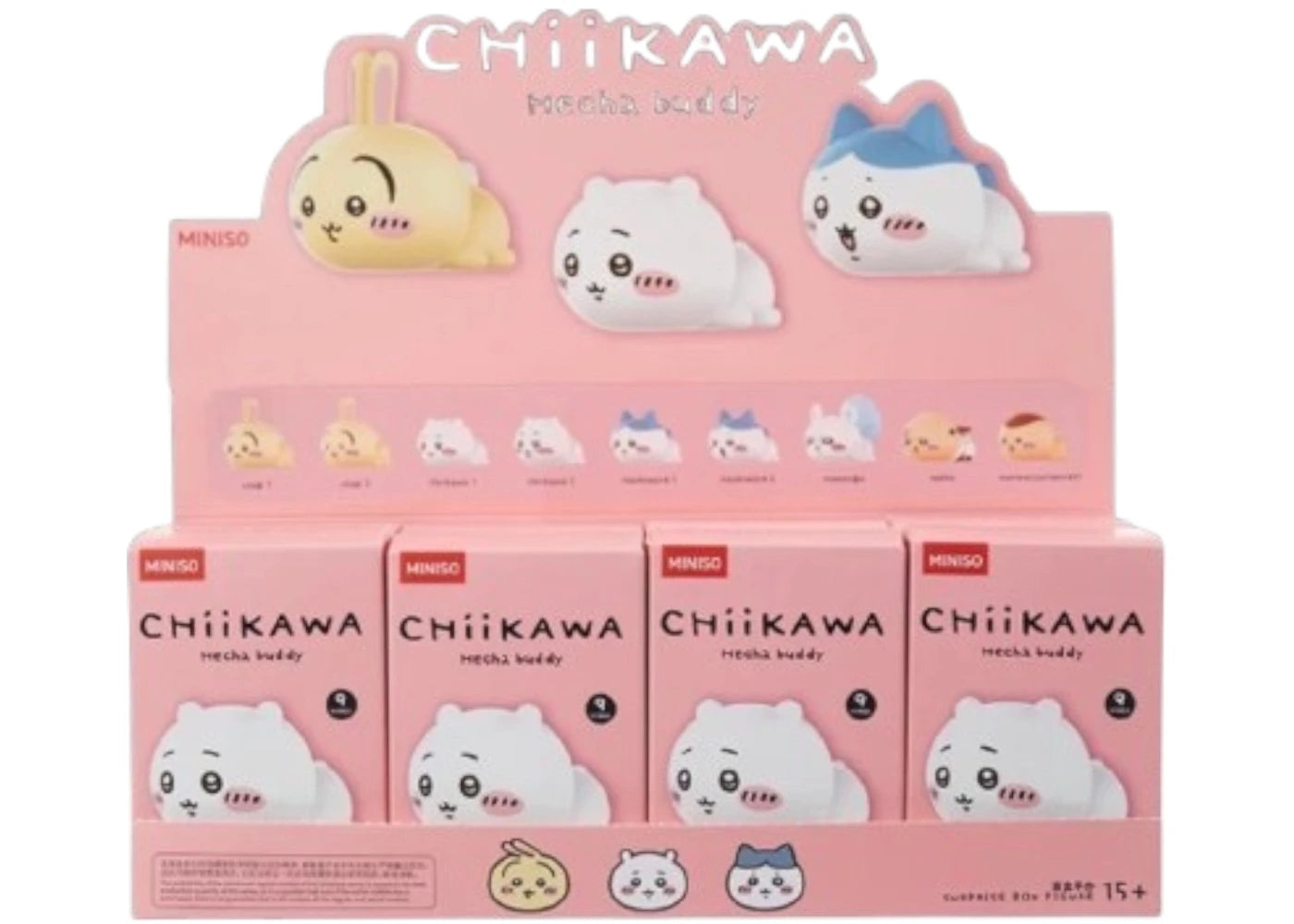 Miniso Top Toy x Chiikawa Hechat Buddy Series Figure Sealed Case (8 Blind Box)