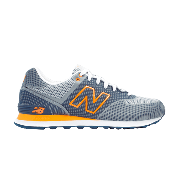 New Balance 574 Slate Blue Orange