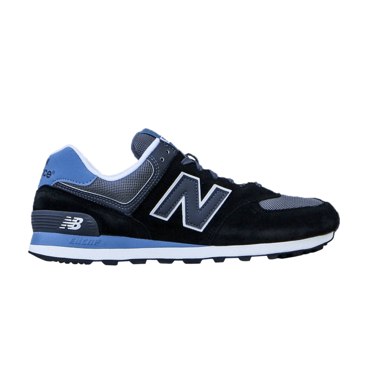 New Balance 574 Core Plus Black Grey Blue