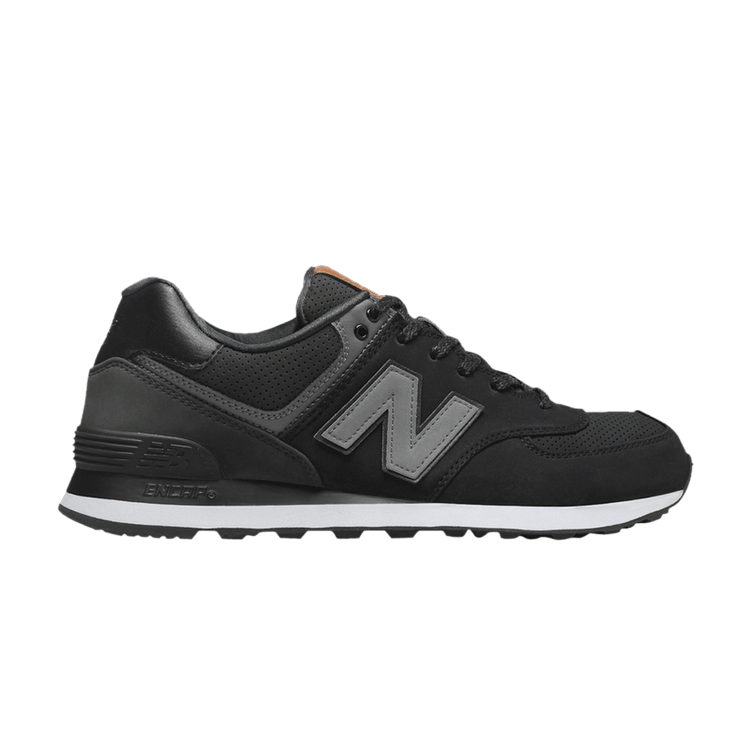 New Balance 574 Black Dark Grey