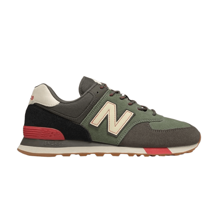 New Balance 574 Seasonal Pack Green Red