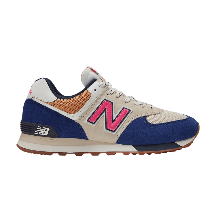 New Balance 574 Taupe Navy Blue