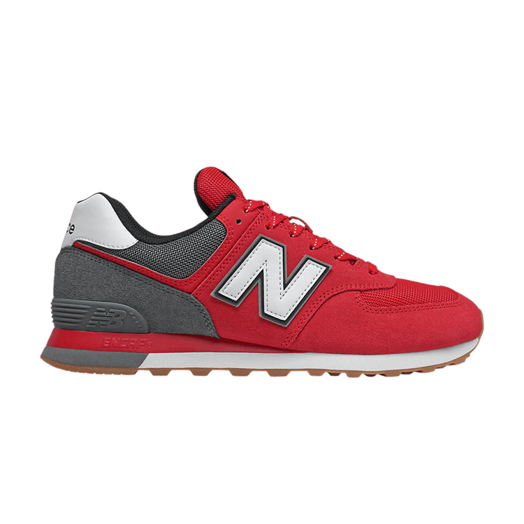 New Balance 574 Red Lead