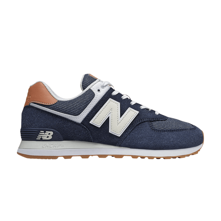 New Balance 574 Natural Indigo Faded Mahogany