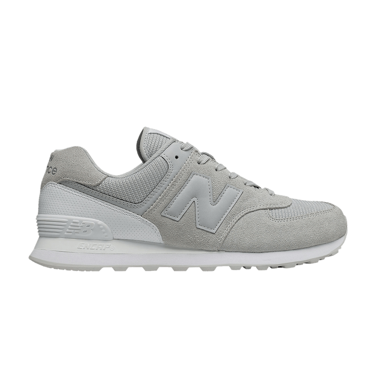 New Balance 574 Light Grey White