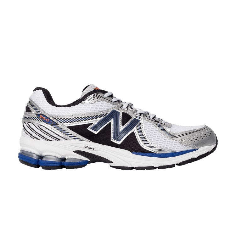 New Balance 860v2 White Team Royal Silver