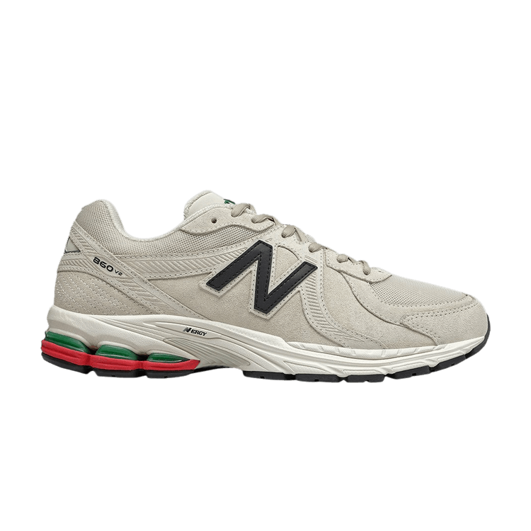 New Balance 860v2 Cream Green Red