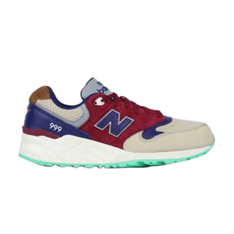 New Balance 999 Villa Natural Deep Burgundy Midnight Navy