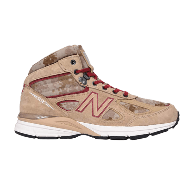 New Balance 990v4 Mid Tan Camo