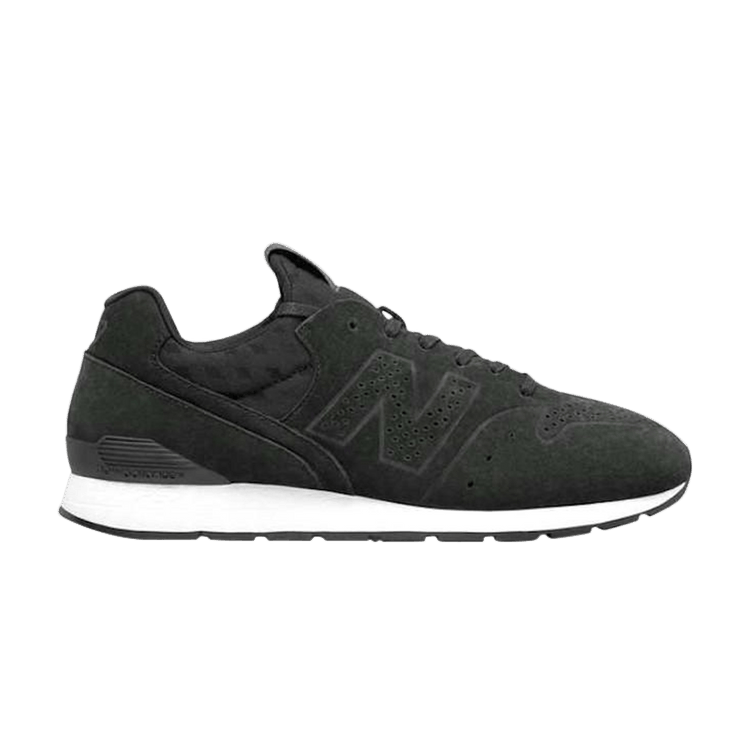 New Balance 696 Deconstructed Black Black-White