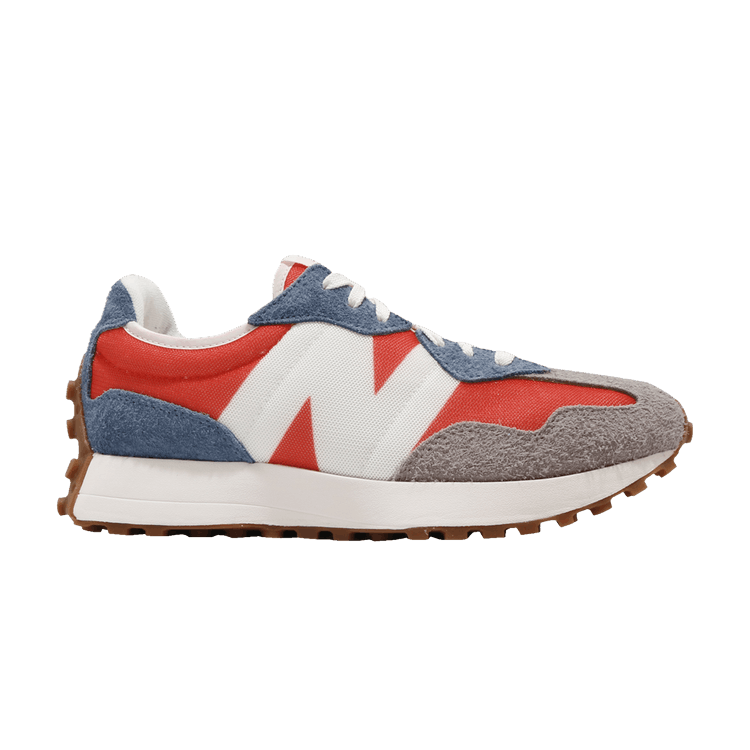 New Balance 327 Red Navy Grey