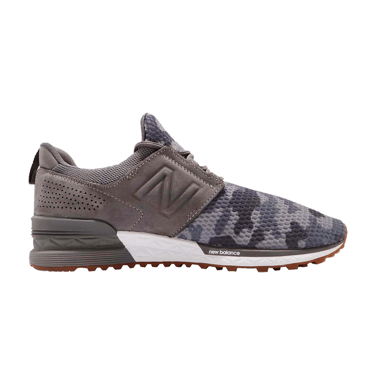 New Balance 574 Grey Camo White