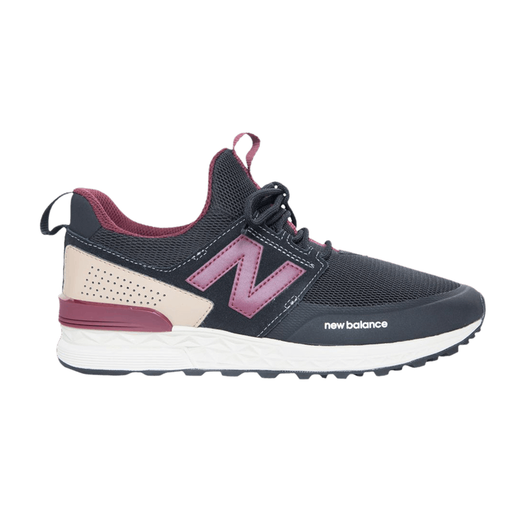 New Balance 574 Sport Decon Black Burgundy