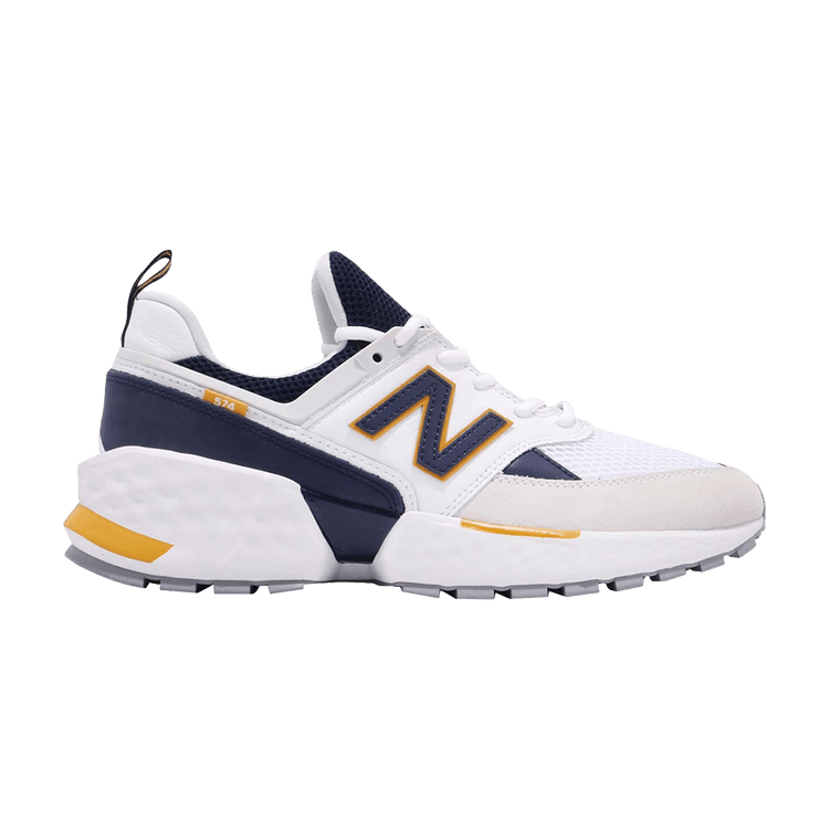 New Balance 574 White Navy