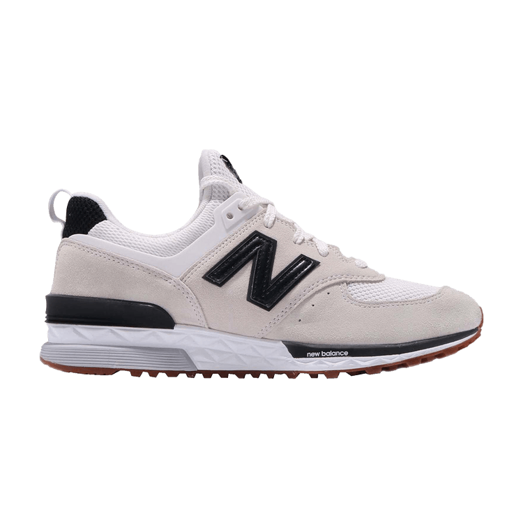 New Balance 574 Beige Black White