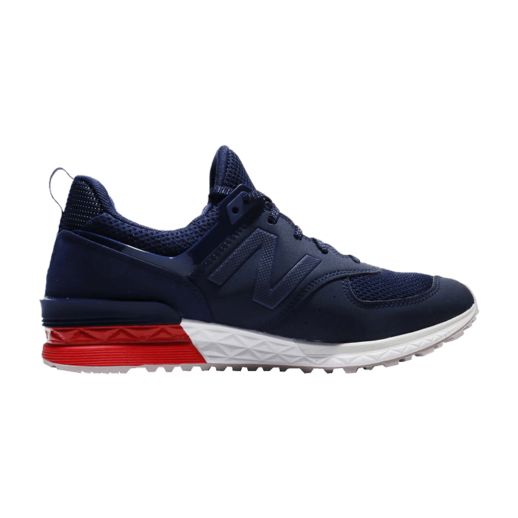 New Balance 574 Navy White Red