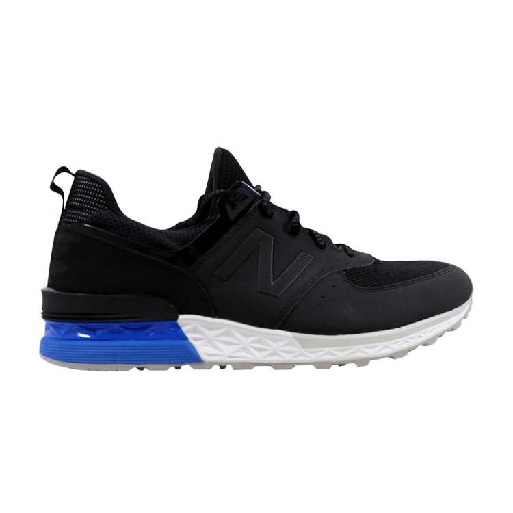 New Balance 574 Black White Blue